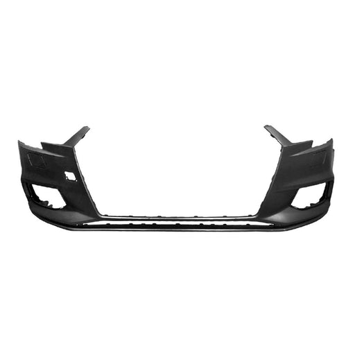 2017-2020 Audi S3 Front Bumper W/Headlamp Washer W/Parking Aid W/O Parallel Park Assist Sedan - AU1000253-Partify-Painted-Replacement-Body-Parts