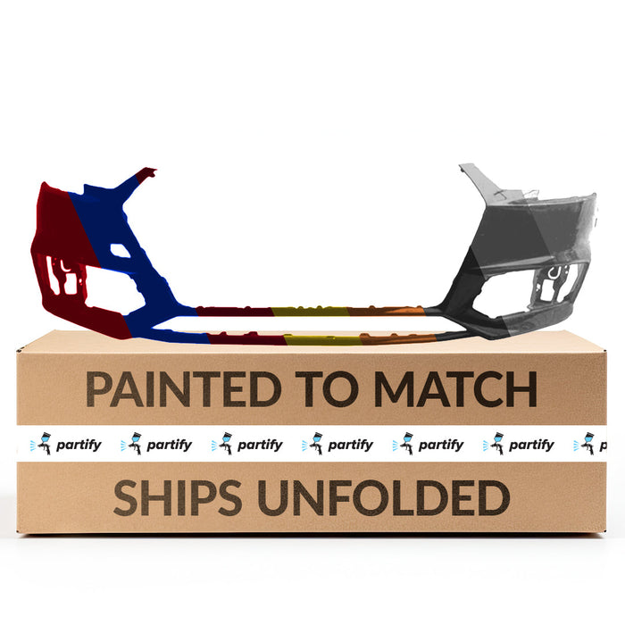 2017-2019 Audi A4/S4 CAPA Certified Front Bumper W/S-Line Pkg W/O Headlamp Washer W/O Parking Aid - AU1000275-Partify-Painted-Replacement-Body-Parts