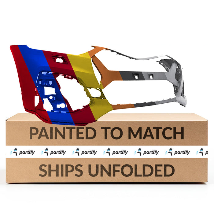 2021-2023 Audi Q5/Q5 Sportback/SQ5/SQ5 Sportback CAPA Certified Front Bumper W/O Parallel Park Assist W/Headlamp Washer - AU1000306-Partify-Painted-Replacement-Body-Parts