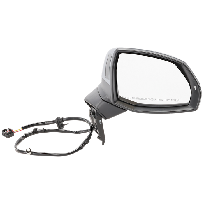 2018-2023 Audi Q5/Q5 Sportback/SQ5/SQ5 Sportback Passenger Side Door Mirror Manual Folding W/O Side View Camera W/O Dimming - AU1321152-Partify-Painted-Replacement-Body-Parts