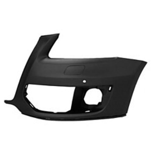 2009-2012 Audi Q5 Front Driver Side Bumper W/O S-Line Pkg W/Headlamp Washers W/Parking Aid - AU1016101-Partify-Painted-Replacement-Body-Parts