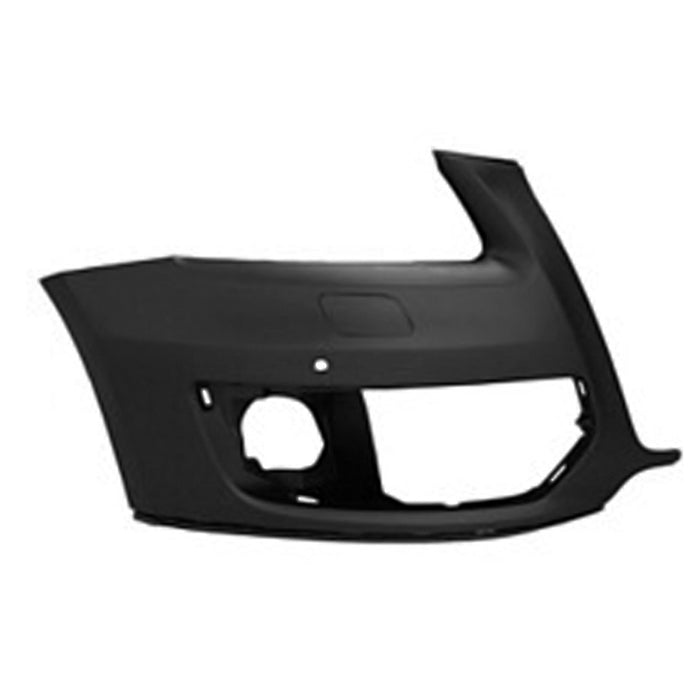 2009-2012 Audi Q5 Front Passenger Side Bumper W/O S-Line Pkg W/Headlamp Washers W/Parking Aid - AU1017101-Partify-Painted-Replacement-Body-Parts