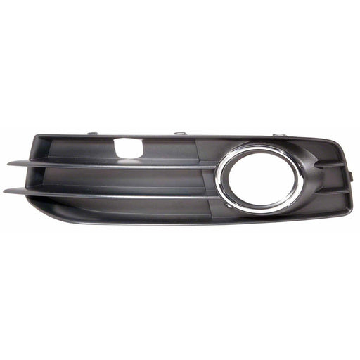 2009-2013 Audi A3 Front Driver Side Bumper Insert W/Sport Pkg Fog Lamp Bezel Chrome Trim - AU1038114-Partify-Painted-Replacement-Body-Parts