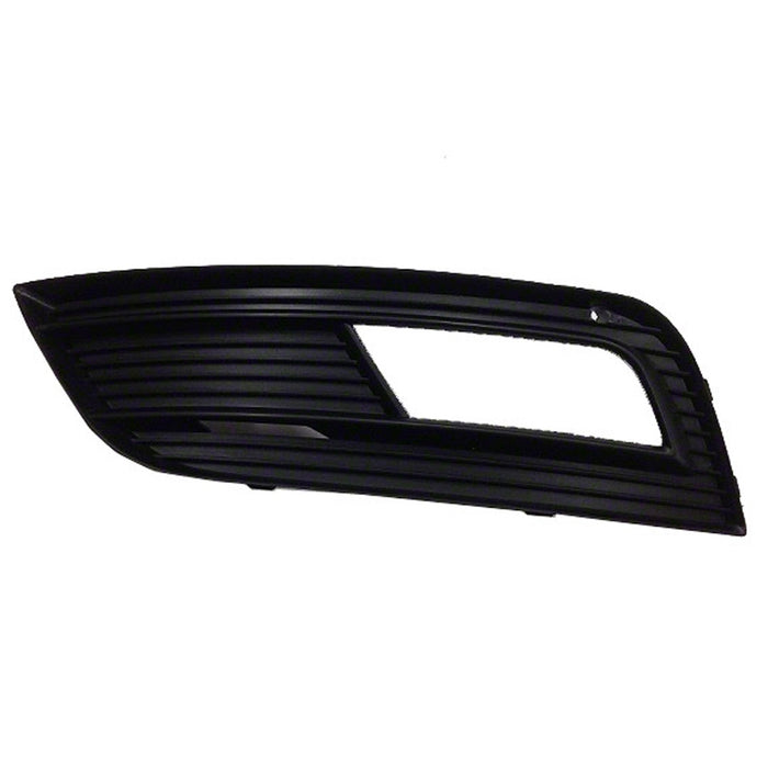 2013-2016 Audi A4 Front Driver Side Bumper Insert Fog Lamp Bezel W/O Adaptive Cruise Control W/O S-Line Pkg - AU1038120-Partify-Painted-Replacement-Body-Parts