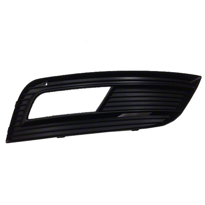2013-2016 Audi A4 Front Passenger Side Bumper Insert Fog Lamp Bezel W/O Adaptive Cruise Control W/O S-Line Pkg - AU1039120-Partify-Painted-Replacement-Body-Parts