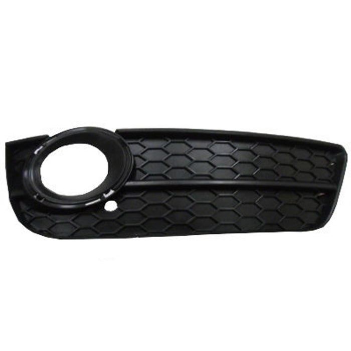 2008-2012 Audi A5 Quattro Front Passenger Side Bumper Insert W/O S-Line Pkg Fog Lamp Bezel Convertible/Coupe - AU1039121-Partify-Painted-Replacement-Body-Parts