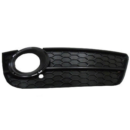 2008-2012 Audi A5 Quattro Front Passenger Side Bumper Insert W/O S-Line Pkg Fog Lamp Bezel Convertible/Coupe - AU1039121-Partify-Painted-Replacement-Body-Parts