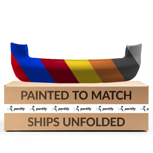 1998-2001 Audi A6 CAPA Certified Rear Bumper W/O Proximity Sensor 2.8L V6 4 Door Sedan/Wagon - AU1100121-Partify-Painted-Replacement-Body-Parts