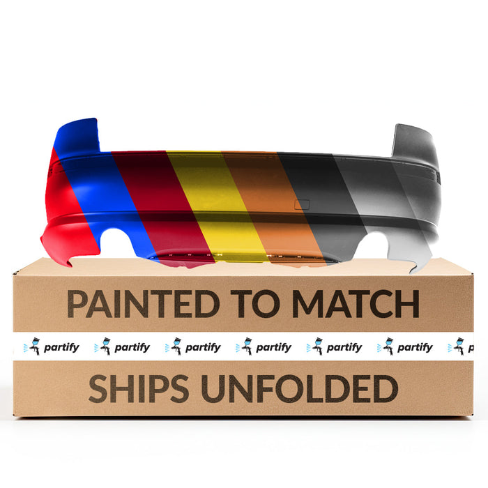 2004-2010 Audi A8 Quattro CAPA Certified Rear Bumper W/O Parking Aid 4.2L V8 - AU1100144-Partify-Painted-Replacement-Body-Parts