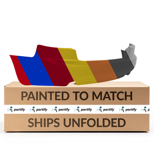 2003-2006 Audi A4/S4 Cabriolet CAPA Certified Rear Bumper W/O Park Sensor - AU1100150-Partify-Painted-Replacement-Body-Parts