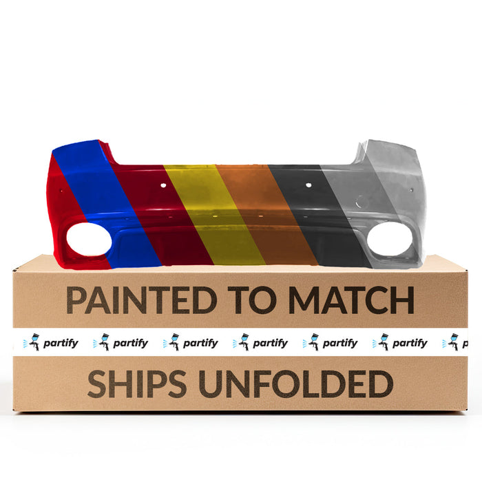 2004-2010 Audi A8 Quattro CAPA Certified Rear Bumper W/Parking Aid 4.2L V8 - AU1100157-Partify-Painted-Replacement-Body-Parts