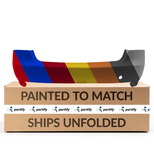 2008-2012 Audi A5 Quattro CAPA Certified Rear Bumper W/O Parking Aid W/O Rear Camera - AU1100178-Partify-Painted-Replacement-Body-Parts