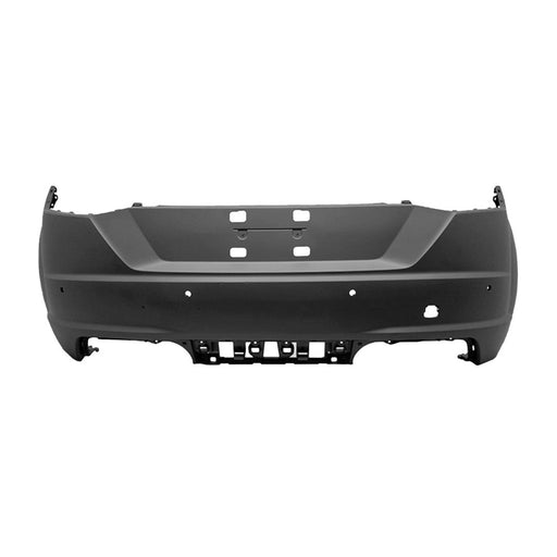 2008-2015 Audi TT Quattro Rear Bumper W/S-Line Sport Pkg W/Rear Object Sensors - AU1100180-Partify-Painted-Replacement-Body-Parts