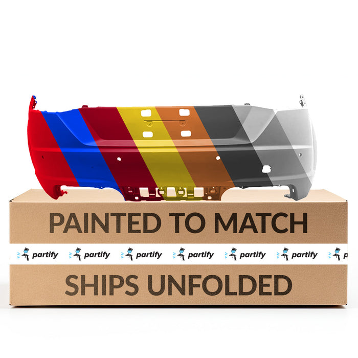 2008-2015 Audi TT Quattro CAPA Certified Rear Bumper W/S-Line Sport Pkg W/Rear Object Sensors - AU1100180-Partify-Painted-Replacement-Body-Parts