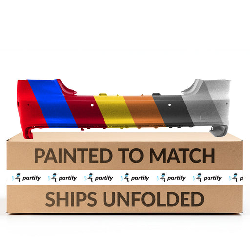 2012-2015 Audi A7 Quattro Base/Premium Plus/Progressiv/TDI Premium Plus/TDI Progressiv/TDI Technik/Technik CAPA Certified Rear Bumper W/Parking Aid - AU1100199-Partify-Painted-Replacement-Body-Parts