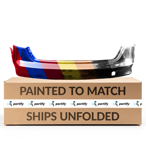 2013-2016 Audi A4/S4 CAPA Certified Rear Bumper W/O Parking Aid Sedan - AU1100208-Partify-Painted-Replacement-Body-Parts