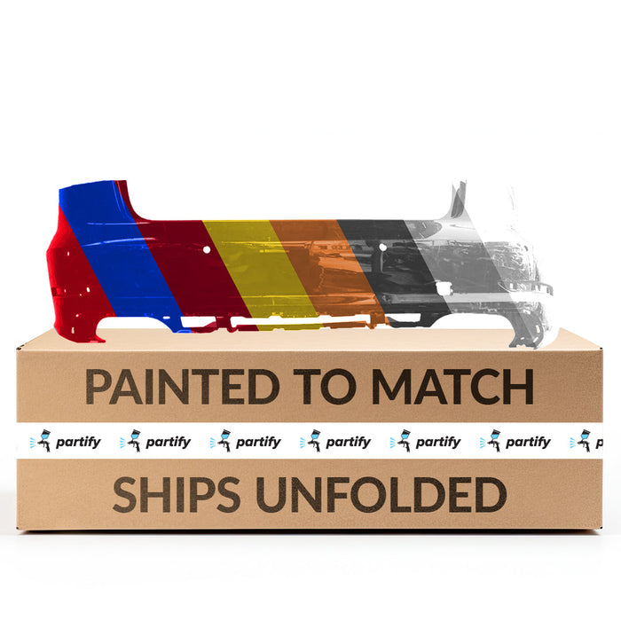 2015 Audi S3 CAPA Certified Rear Bumper W/Parking Aid W/O Parallel Park Assist Sedan - AU1100218-Partify-Painted-Replacement-Body-Parts