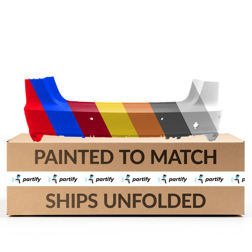 2016 Audi A6/S6 CAPA Certified Rear Bumper W/S-Line Pkg W/Parking Aid W/Parking Assist - AU1100225-Partify-Painted-Replacement-Body-Parts