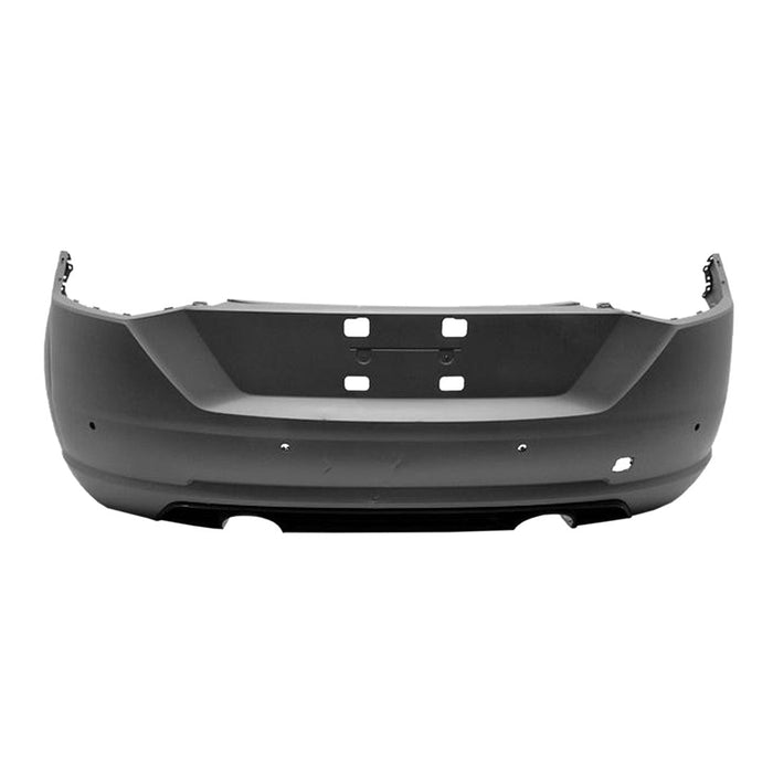 2016-2018 Audi TT Quattro Rear Bumper W/O S-Line Pkg W/Parking Aid W/O Parallel Park Assist - AU1100230-Partify-Painted-Replacement-Body-Parts