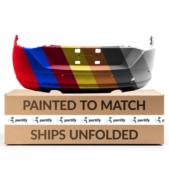 2016-2018 Audi TT Quattro CAPA Certified Rear Bumper W/O S-Line Pkg W/Parking Aid W/O Parallel Park Assist - AU1100230-Partify-Painted-Replacement-Body-Parts