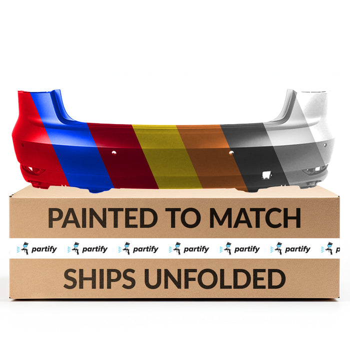 2017-2020 Audi A3 Rear Bumper With Sensor Holes Sedan/Convertible - AU1100245-Partify-Painted-Replacement-Body-Parts