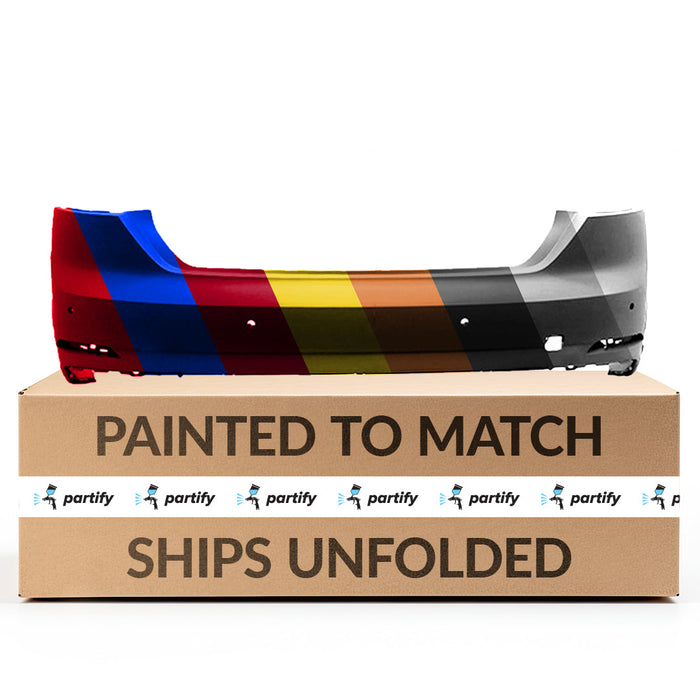 2018-2019 Audi S5/S5 Sportback CAPA Certified Rear Bumper W/O Park Distance Control W/O Parallel Park Assist Convertible/Coupe - AU1100250-Partify-Painted-Replacement-Body-Parts