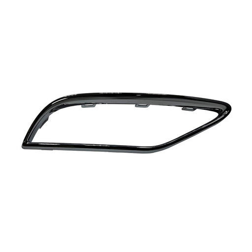Audi Q5 Rear Driver Side Bumper Molding W/O S-Line Pkg W/ Optics Pkg Exh Opening Trim Dark Chrome - AU1146109