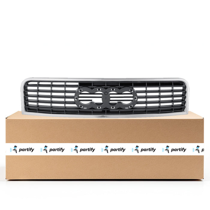 2002-2005 Audi A4 CAPA Certified Grille Gen 2 Black Assembly - AU1200110-Partify-Painted-Replacement-Body-Parts