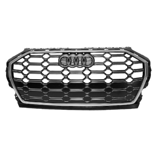 Audi Q5 Grille W/S-Line Pkg Dark Chrome High Gloss Assembly - AU1200139