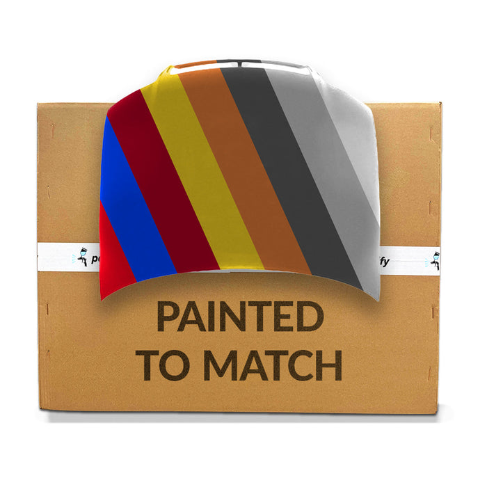 2002-2005 Audi A4 CAPA Certified Hood Late Design Steel - AU1230110-Partify-Painted-Replacement-Body-Parts