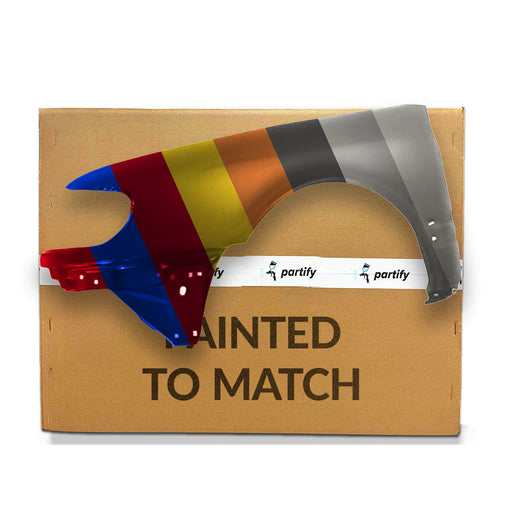 1995-1997 Audi A6 Front CAPA Certified Driver Side Fender W/Side Repeater Lamp Hole - AU1240111-Partify-Painted-Replacement-Body-Parts