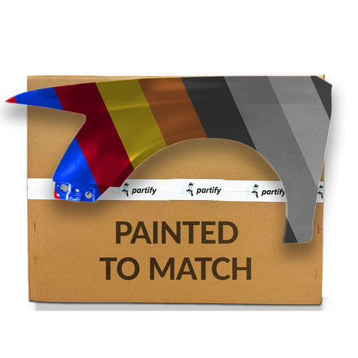 2009-2011 Audi A6 Front CAPA Certified Driver Side Fender Steel - AU1240128-Partify-Painted-Replacement-Body-Parts