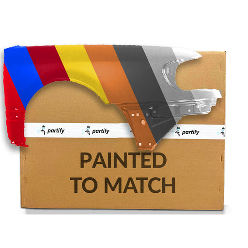 1995-1997 Audi A6 Front CAPA Certified Passenger Side Fender W/Side Repeater Lamp Hole - AU1241111-Partify-Painted-Replacement-Body-Parts