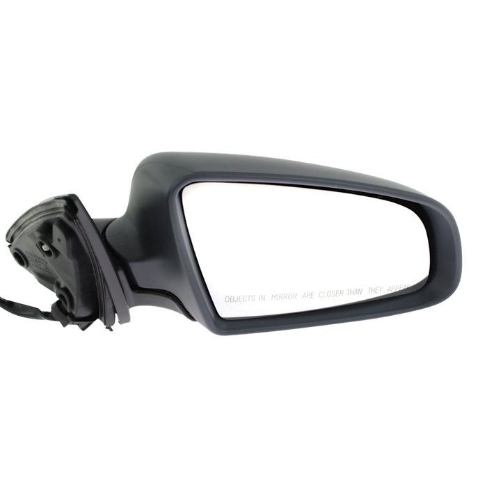 2005-2008 Audi A6 Passenger Side Door Mirror Power Heated W/Memory W/Puddle Lamp Pwr-Folding W/O Dimming Assembly - AU1321133-Partify-Painted-Replacement-Body-Parts