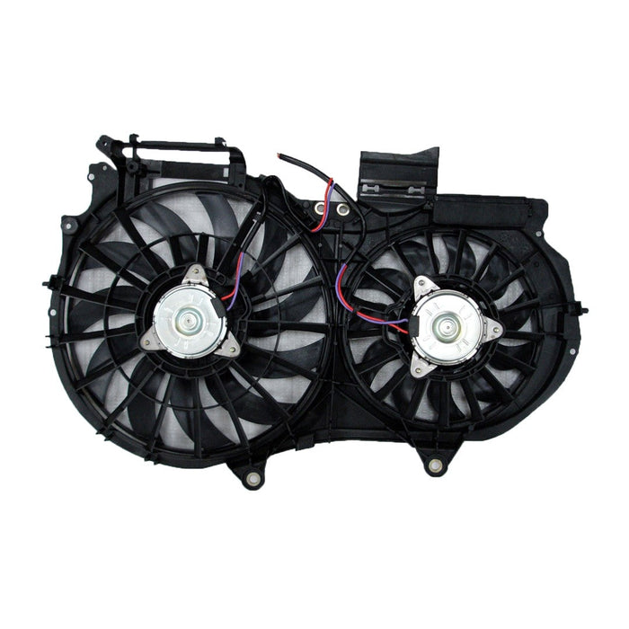 2002-2005 Audi A4 Engine Cooling Fan Assembly Dual Fan Assembly 3L V6 - AU3115108-Partify-Painted-Replacement-Body-Parts