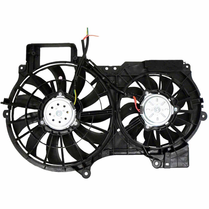 2006-2011 Audi A6 Engine Cooling Fan Assembly Motor/Blade/Shroud Assembly 3.2L V6 - AU3115109-Partify-Painted-Replacement-Body-Parts