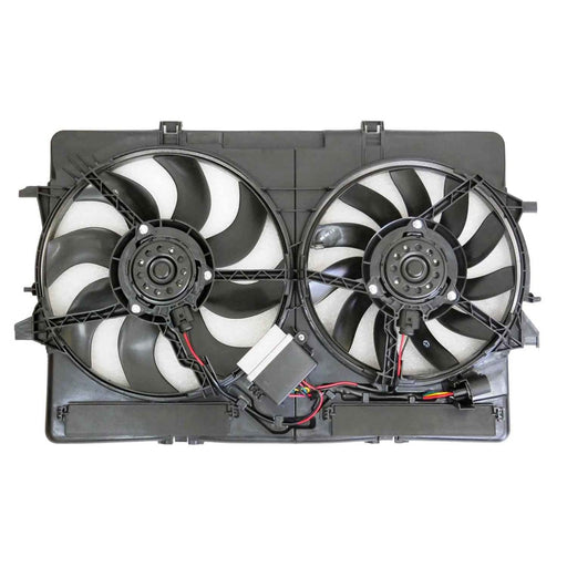2008-2018 Audi A4/A5 Quattro/allroad/Q3/Q5 2.0T/Base/Elite/Hybrid/Hybrid Prestige/Komfort/Land of Quattro/Luxury/Premium/Premium Plus/Prestige/Progressiv/Technik/Trendy Engine Cooling Fan Assembly Motor/Blade/Shroud/Controller Dual Fan Assembly See Note 2L L4/3.2L V6 - AU3115114-Partify-Painted-Replacement-Body-Parts