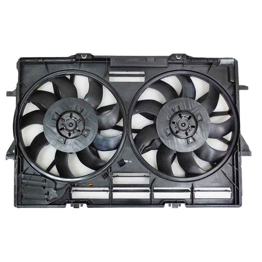 2013-2018 Audi S6/S7 Engine Cooling Fan Assembly Motor/Blade/Shroud Dual Fan Assembly 4L V8 - AU3115115-Partify-Painted-Replacement-Body-Parts