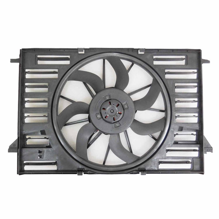 2017-2024 Audi A4/A4 allroad/A4 Quattro/A6 Quattro/A7 Sportback/e-tron Quattro/S5 Engine Cooling Fan Assembly 600 Watt Single Fan Assy 2L L4/3L V6 - AU3115117-Partify-Painted-Replacement-Body-Parts