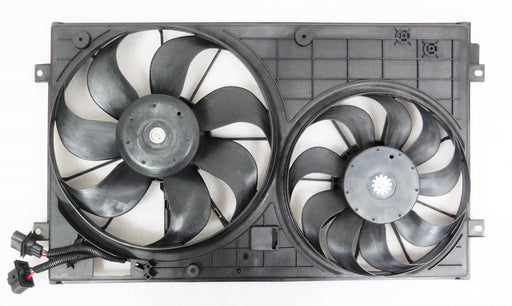 2004-2006 Audi TT Quattro Engine Cooling Fan Assembly Motor/Blade/Shroud Dual Fan Assembly 3.2L V6 - AU3115118-Partify-Painted-Replacement-Body-Parts