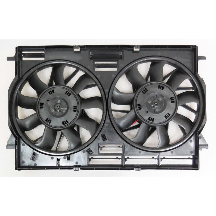 2017-2023 Audi Q7/S6/S7 Sportback Engine Cooling Fan Assembly Motor/Blade/Shroud Dual Fan Assy 2L L4 - AU3115119-Partify-Painted-Replacement-Body-Parts