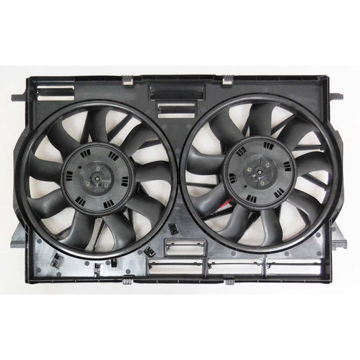 2017-2023 Audi Q7/S6/S7 Sportback Engine Cooling Fan Assembly Motor/Blade/Shroud Dual Fan Assy 2L L4 - AU3115119-Partify-Painted-Replacement-Body-Parts