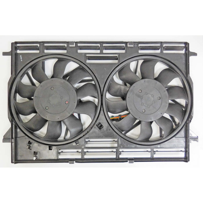 2018-2023 Audi Q5/Q5 Sportback/SQ5/SQ5 Sportback Engine Cooling Fan Assembly Motor/Blade/Shroud Dual Fan Assy - AU3115122-Partify-Painted-Replacement-Body-Parts