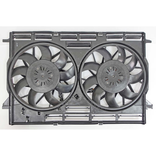 2017-2024 Audi A4/A4 Quattro/A6 Quattro/A7 Sportback/A8 Quattro/Q8/S4/S6/S7 Sportback/S8 Engine Cooling Fan Assembly Dual Fan Assy 3L V6 - AU3115124-Partify-Painted-Replacement-Body-Parts