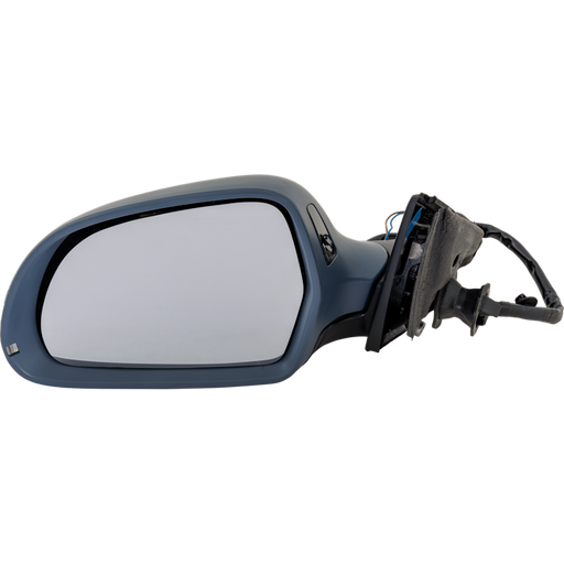 2009 Audi A4 Driver Side Door Mirror W/O Memory W/Lane Change Assist W/O Dimming Assembly - AU1320149-Partify-Painted-Replacement-Body-Parts