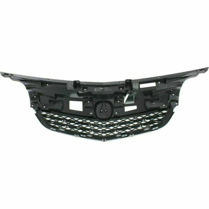 2012-2014 Acura TL Grille Frame Matte Black - AC1223100-Partify-Painted-Replacement-Body-Parts