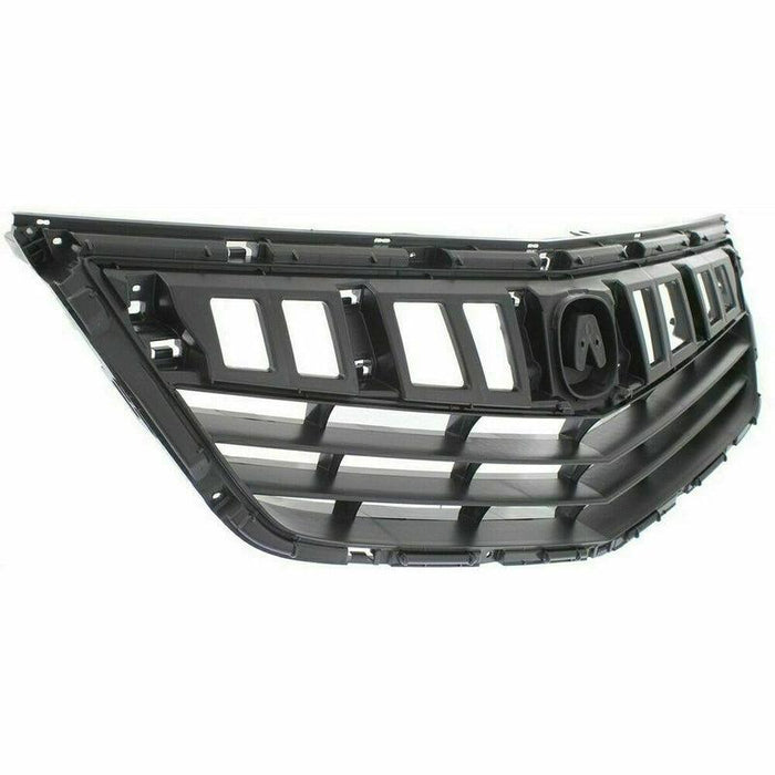 2011-2014 Acura TSX Grille Matte Black - AC1200115-Partify-Painted-Replacement-Body-Parts