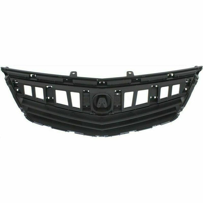 2011-2014 Acura TSX Grille Matte Black - AC1200115-Partify-Painted-Replacement-Body-Parts