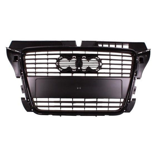 2009-2013 Audi A3 Grille Painted Black - AU1200119-Partify-Painted-Replacement-Body-Parts