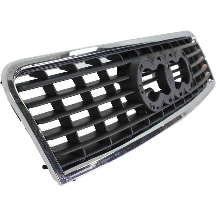 2002-2005 Audi A4 Grille Chrome Black - AU1200114-Partify-Painted-Replacement-Body-Parts